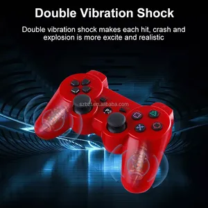 ゲームパッドPS3 PCコントローラ用ワイヤレスゲームパッドプレイステーション用3 PS4ジョイスティックリモートハンドルゲームコンソール