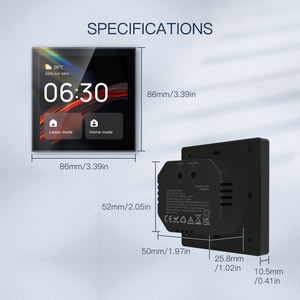 T1E Tuya Smart Home <strong>Control</strong> Panel Zigbee <strong>Automation</strong> <strong>System</strong> 4 Inch Touch Screen Display Gateway With Built-in Alexa Voice <strong>Control</strong> - Product Image 3