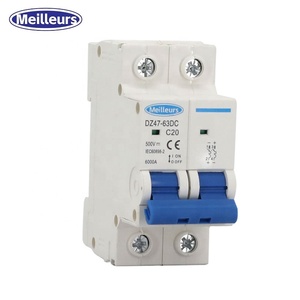 2P fotovoltaik DC mini devre kesici anahtarı 400V 6A 10A 16A 32A 40A 50A 63A CEand IEC ile hava anahtarı otomatik kısa DZ47-63 - Product Image 4