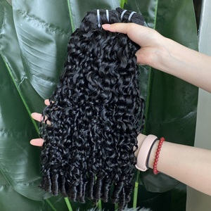 Brezilyalı hint moğol ham Remy işlenmemiş insan saçı paket anlaşma birmanya Spiral kıvırcık 3 demetleri paket anlaşma - Product Image 4
