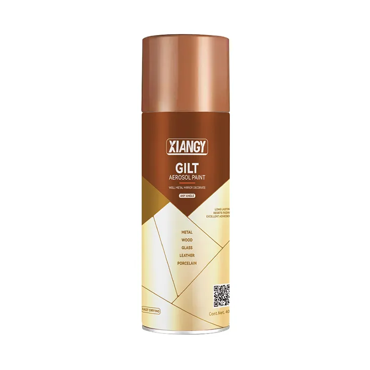 Factory Direct Supply Shiny Gold Chrome Color Spray Paint