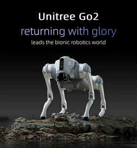 Go2 grande Robot Robot bionico intelligente compagno di cane incarnato quadrupede Robot con voce e telecomando in metallo - Product Image 5