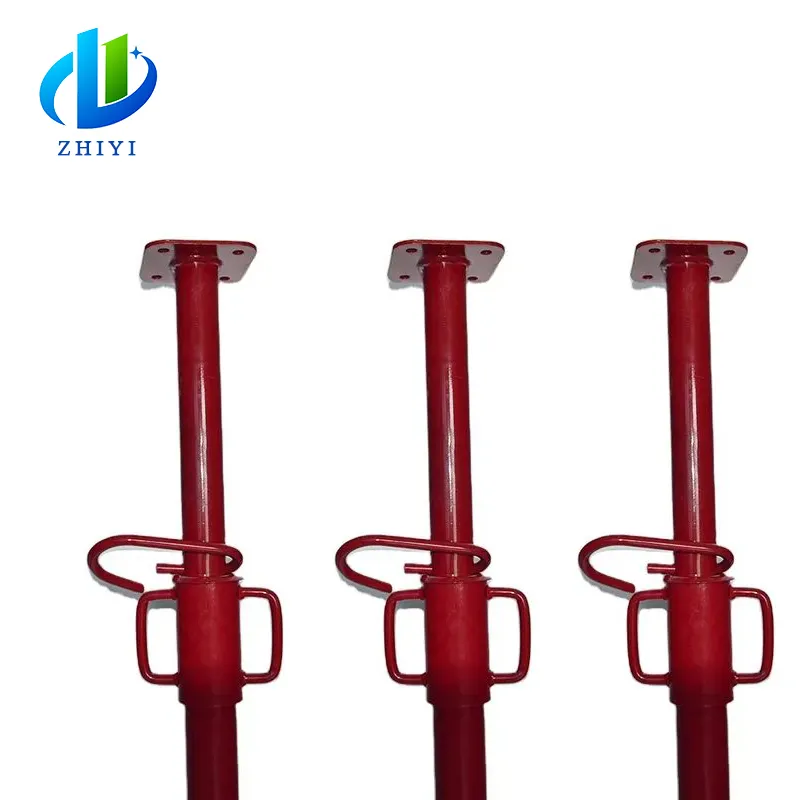 Zhiyi concrete slab acrow prop telescopic scaffolding steel props for construction formwork scaffolding system