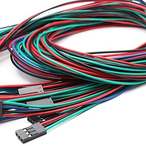 28AWG Arduino 3D stampante 2.54mm passo 4 Pin Dupont PI Breadboard nastro ponticello cavo cablaggio cablaggio - Product Image 2