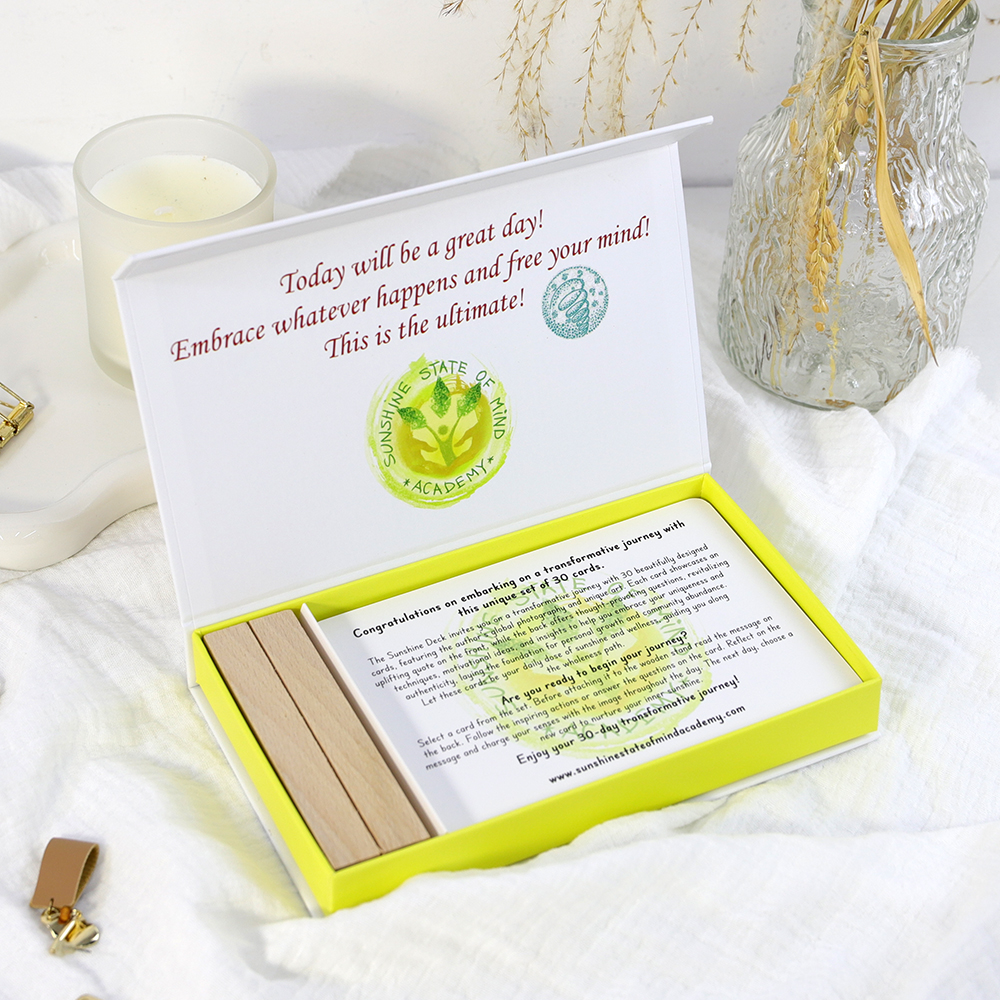 Mazzo di carte con scatola magnetica
