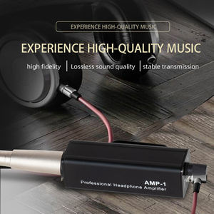AMP-1 Mini amplificador de auriculares de diseño compacto portátil profesional XLR a interfaz de Audio de 3,5 MM amplificador de Audio HiFi