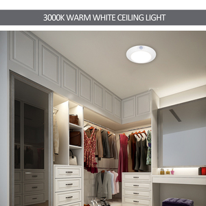 4 6 inç kısılabilir gömme yüzeye monte 3000K LED Disk downlight hareket sensörü - Product Image 6
