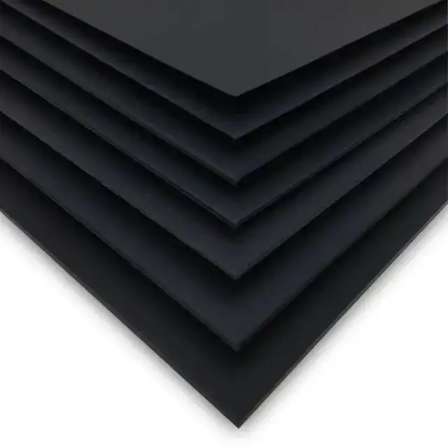 Carta di rivestimento nera in cartone nero carta di velluto nero all'ingrosso