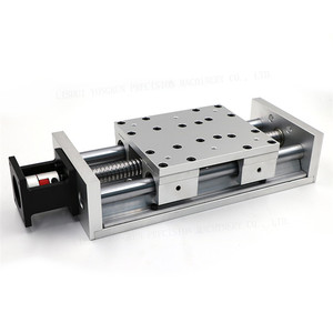 Actuador lineal CNC, riel deslizante lineal de doble eje óptico y tornillo de bola 2005 para máquina enrutadora CNC DIY