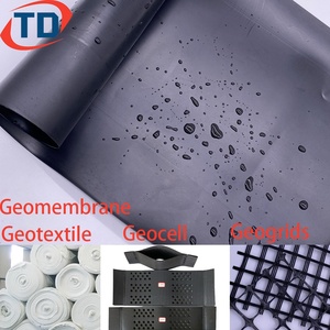 45mil 60mi Pond Liners geomembrane HDPE LDPE 0.5mm 0.75mm 1.0mm 2mm cho các trang trại cá lót bãi rác geomembrana - Product Image 5