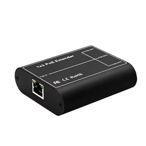 Extensor POE de 4 puertos, 1 entrada, 3 salidas, 10/100Mbps, uno a tres para interruptor PoE estándar, cámara NVR Poe, repetidor de mayor distancia