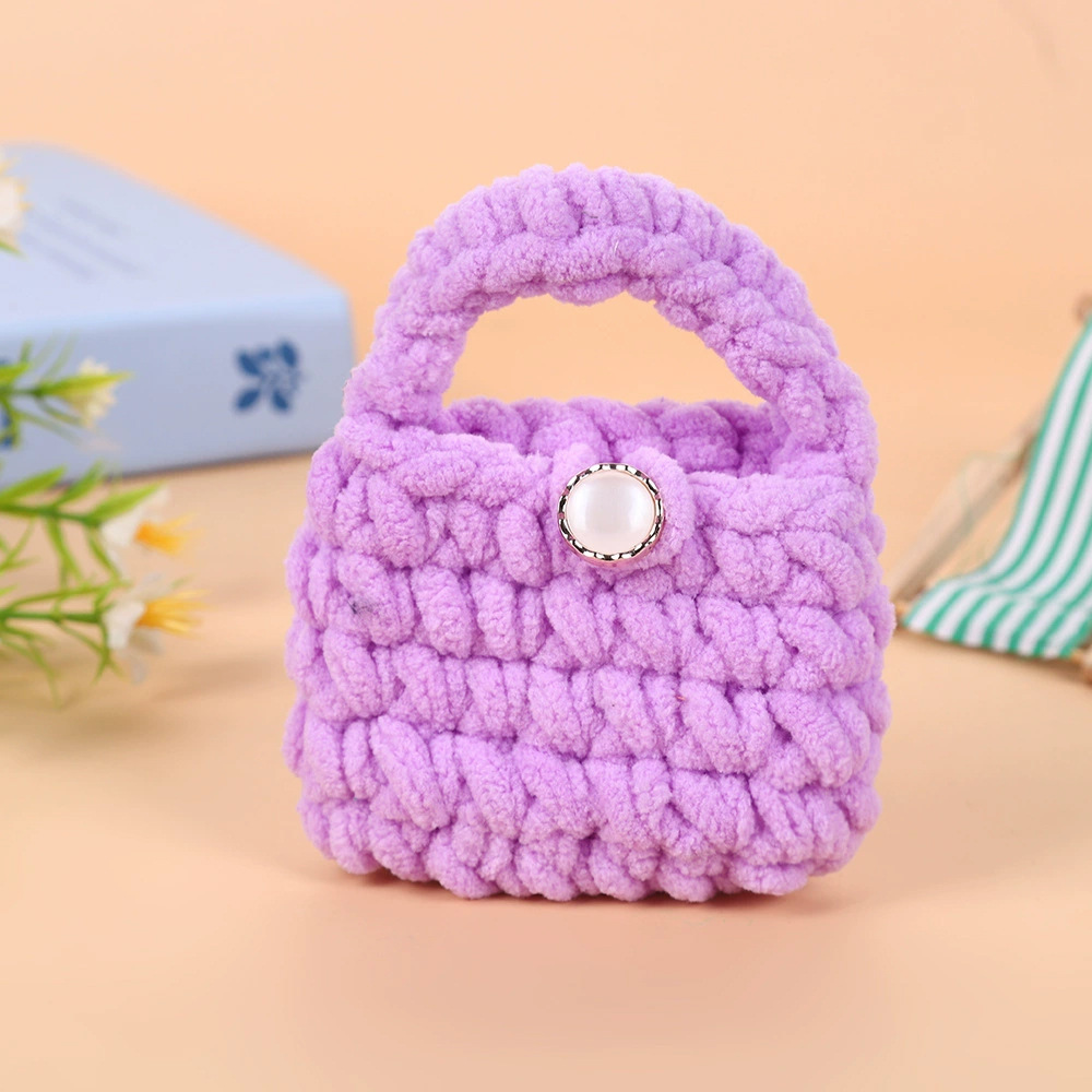 Sac à boutons violet à usage général
