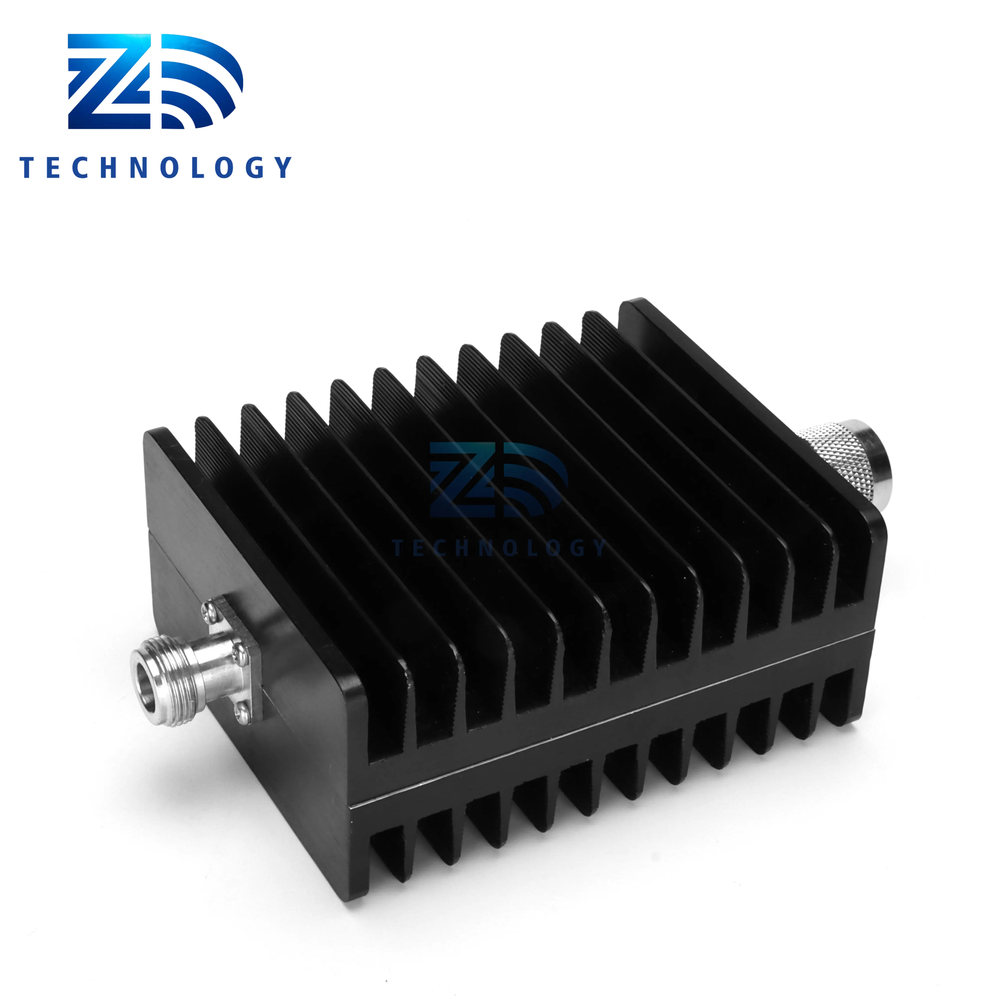 DC To 4000 MHz Coaxial N-Type Fixed Attenuator 100W 40dB Excellent VSWRN-Male And N-Female Connectors Bi-directional