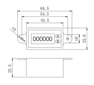 安全6数字小型电动计数器12v游戏机塑料硬币推动器多硬币代币型号 - Product Image 2