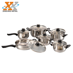ร้อนใหม่บ้านทำอาหารเหล็ก Nonstick เครื่องครัว12ชิ้นชุดเครื่องครัว