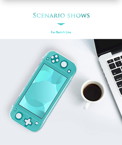 Oyun konsolu uyumluluğu ile Nintendo anahtarı Lite koruyucu aksesuar için tam kapak kaymaz kristal kabuk durumda - Product Image 6