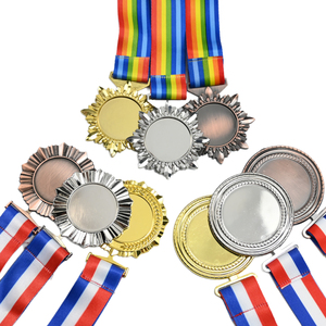 Benutzer definierte <span class=keywords><strong>Medal</strong></span> las Football Run Taekwondo Gymnastik Fußball Award Metall Goldband Sport Blank Medaillen - Product Image 3