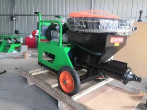 耐久性のある壁石膏モルタル噴霧機-工業用強度セメントアプリケーター