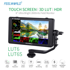 FEELWORLD lulu6 "2600nits HDR/3D LUT IPS 3G-SDI 4K HDMI kamera monitörü dalga VectorScope toplu sipariş fabrika doğrudan - Product Image 3