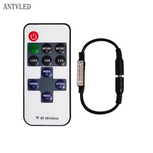 DC5-24V Mini 11 Tasten RF Drahtlose LED-Fernbedienung 12V führte Dimmer-Controller für einzelne Farbe Lichtst reifen - Product Image 3
