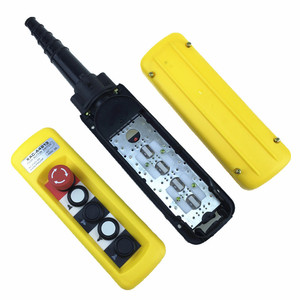 XAC-A4913 a sospensione antipioggia stazione di controllo sollevatore gru interruttore a pulsante con 10A Max. Corrente - Product Image 4