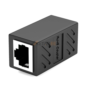 Conector de extensión de Cable divisor de red, acoplador Jack, adaptador RJ45 8P8C - Product Image 1