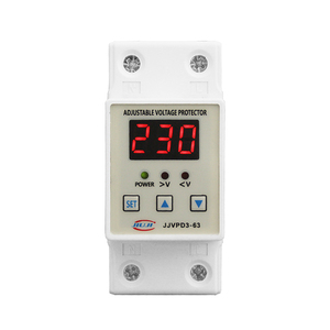 Din rail 40A <strong>voltage</strong> display relay adjustable over under <strong>voltage</strong> proteciotn device automatic reconnect protector - Product Image 1