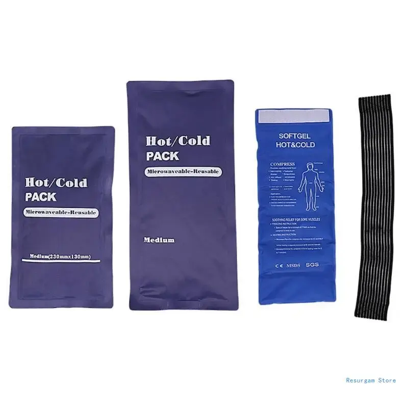 Soft Gel Ice-Cold Pack: Herbruikbaar Warm/Koud Kompres Voor Warmte-En Koudetherapie-Perfect Cadeau Bij Dropshipping