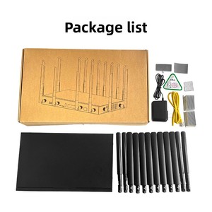 5G NSA CPE WIFI6ルーターメッシュデュアルバンド2.4Ghz 5Ghz 3000MbpsデュアルSIMカードデュアルCPU OpenwrtシステムPOE機能付き - Product Image 4