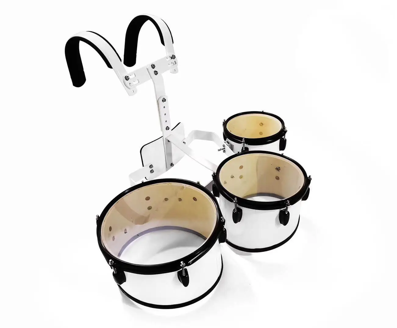 Professional marching tom set percussion instruments