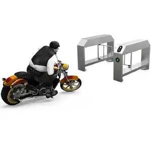 Problemloses Antik ollisions drehkreuz mit akustischer Alarms perre Türklappen-Sicherheits system Zugangs kontrolle - Product Image 3