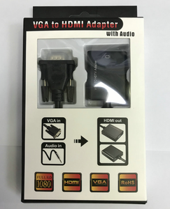 SENYE VGA para HDMI com cabo conversor Áudio