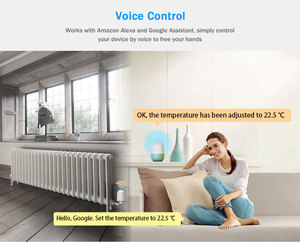 TRV601 светодиодный экран ультра-малой мощности Zigbee умное еженедельное Программирование беспроводной комнатный радиатор термостатический клапан - Product Image 6