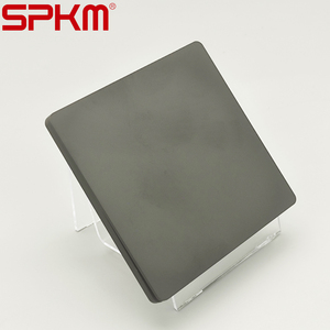SPKM 2025最新款超薄设计哑光黑色亲肤面板250伏按钮墙壁开关和插座电气 - Product Image 2