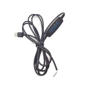 Cable USB de atenuación LED tricolor de 2M, controlador de 4 teclas, 2CH, negro, blanco, bajo, 12V, PWM para interruptor Manual de interior, atenuador de luz bicolor - Product Image 1