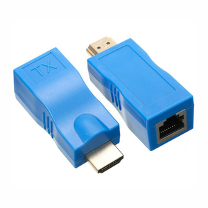 <strong>Hdmi</strong> to RJ45 Converter 30M <strong>Hdmi</strong> Male to Rj45 Female Amplification Transmitter by Cat-5e/6 Cable - Product Image 1