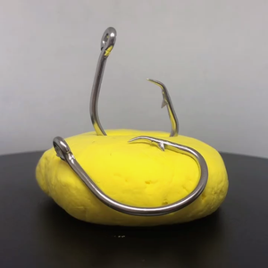 Top Right 39950 Vòng Tròn Móc Sắc Nét Bền Mạnh Mẽ Cá Ngừ Lớn Duy Nhất Trò Chơi Thép Không Gỉ Biển Câu Cá Móc Với Barb - Product Image 4