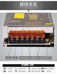 12V5A Componentes electrónicos Adaptador de corriente Control Potencia 12V60W Fuente de alimentación conmutada - Product Image 6