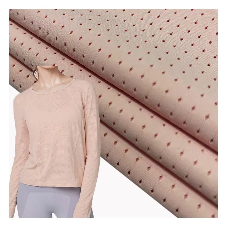 Tessuto per abbigliamento sportivo in Nylon spandex ad asciugatura rapida ad alta elasticità