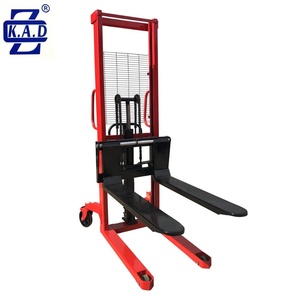 pallet operated stacker hydraulic 1Ton Lifting 2m manual pallet stacker