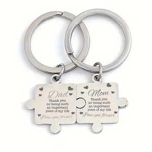Tùy Chỉnh Chị Keychain Thời Trang Vòng Thép Không Gỉ Ví Phụ Kiện Cao Kẽm Hợp Kim Cá Nhân Biểu Tượng Quà Tặng - Product Image 2