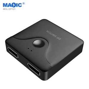 Novelty 4K 60Hz Ultra HD Displayport DP <strong>Switch</strong> Bi Direction Video Switcher <strong>2</strong> <strong>Input</strong> <strong>1</strong> Out USB <strong>KVM</strong> <strong>Switch</strong> for Monitor