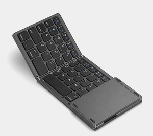 Miniteclado plegable con Bluetooth 3,0, teclado inalámbrico para Windows,Android,ios, tableta, iPad, teléfono - Product Image 1