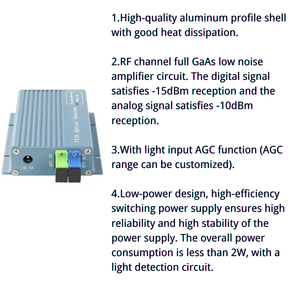 FTTH-OR20 serisi 1-2 Port SC konnektörleri ile CATV optik alıcı düğüm Fiber optik ağ 1550nm dalga boyu - Product Image 4