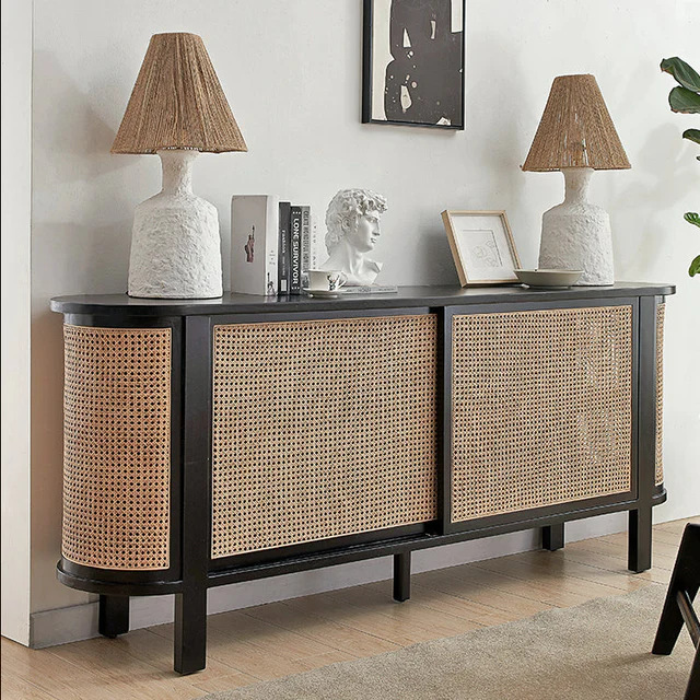 armoire en rotin