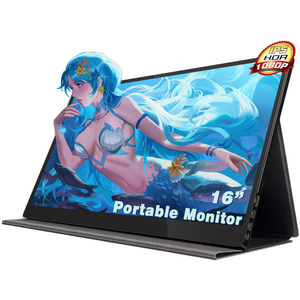 Sibolan <strong>Built</strong>-in Battery View Angle Factory Wholesale <strong>Lcd</strong> 16 Inch Full Hd <strong>Touch</strong> <strong>Screen</strong> 1080p Type c Ips Portable Gaming <strong>Monitor</strong> - Product Image 1
