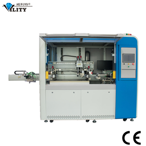 Automatischer Acryl-Siebdrucker mit automatischem Laden des Flach bildschirms Entladen der pneumatischen Stromquelle Motor pumpen kern komponenten - Product Image 2