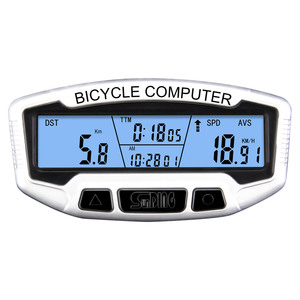 サンディング自転車旅行コンピュータサイクロメーターサイクリングオドメーターサイクルメーター速度センサーエクササイズ耐雨性 - Product Image 3
