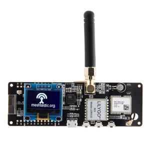 LILYGO TTGO Meshtastic T光束ESP32 LoRa模块915兆赫433兆赫868兆赫923兆赫无线BLE全球定位系统，带0.96英寸有机发光二极管