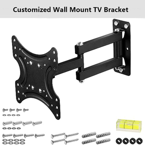 <strong>TV</strong> Wall <strong>Mount</strong> Swivel Tilt Extendable <strong>TV</strong> Bracket Universal Max VESA 200x200mm <strong>15</strong> to 40 in OLED QLED Plasma Curved 4K UHD Monitor - Product Image 5